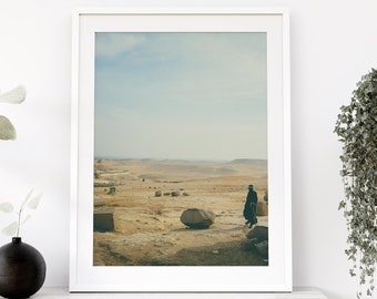 Egypt Poster | Pyramids of Giza Digital Download | Cairo Art | Egypt Wall Art | Egypt Art Print | Cairo Photography | Egypt Digital Art