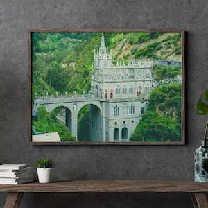 Santuario de Las Lajas | Colombia Downloadable Art | Colombia Poster | Colombia Art Print | Colombian Wall Art | Colombia Digital Download