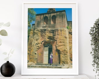 Ethiopian Printable Art | Christian Wall Art | East African Art | Ethiopia Downloadable | Africa Travel Poster | Ethiopian Digital Download