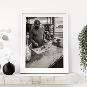 Kingston Printable Poster | Jamaica Art Prints | Black White Photography | Jamaican Downloadable Print | Jamaica Digital Art | Jerk Chicken