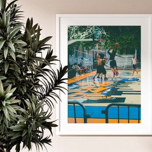 Harlem Digital Print | Rucker Park Art | NYC Prints | New York City Art | Harlem Art Prints | NYC Photography | New York Wall Art