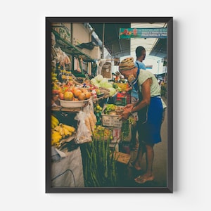 Feira de São Joaquim Digital Prints | Salvador Bahia | Brazil Printable Art | Salvador Poster | Brasil Wall Art Print | Bahia Brazil Poster
