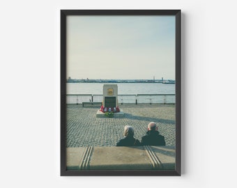 Liverpool Docks Printable Art | Herdenkingsdag | Liverpool Poster | Engeland Art Print | Maritieme Decor | Liverpool Downloadbare print