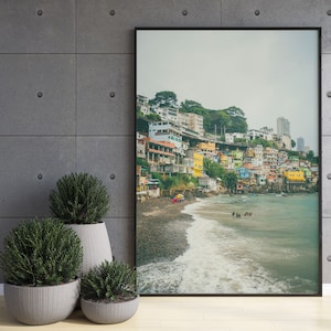 Praia do MAM Digital Art | Salvador Print | Brazil Digital Art | Bahia Brazil | Brazilian Printable Art | Brasil Poster | Brazil Art Prints