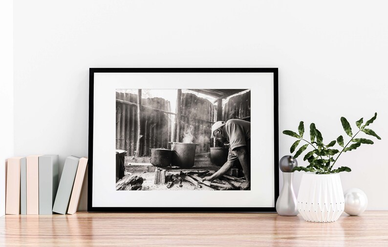Jamaica Food Printable Art | Jamaica Digital Download | Afro Caribbean | Black White Photography | Jamaican Photography | Jamaica Wall Art image 3
