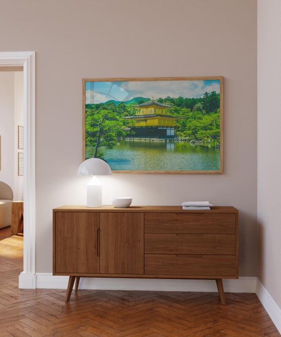 Kyoto Digital Print | Kinkaku-ji | Japanese Art | Kyoto