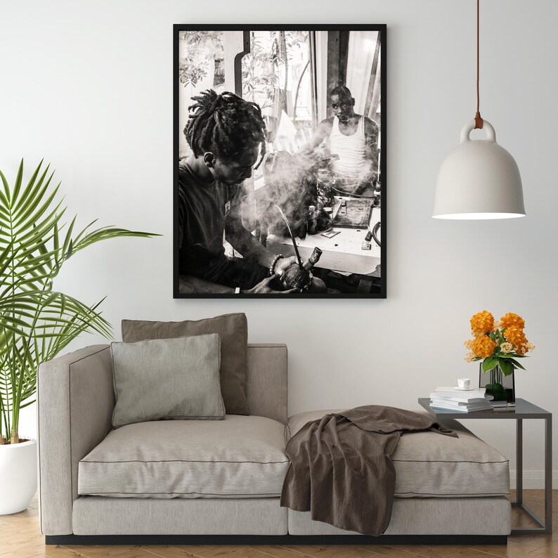 Jamaican Art Black and White Prints Jamaica Printable Etsy