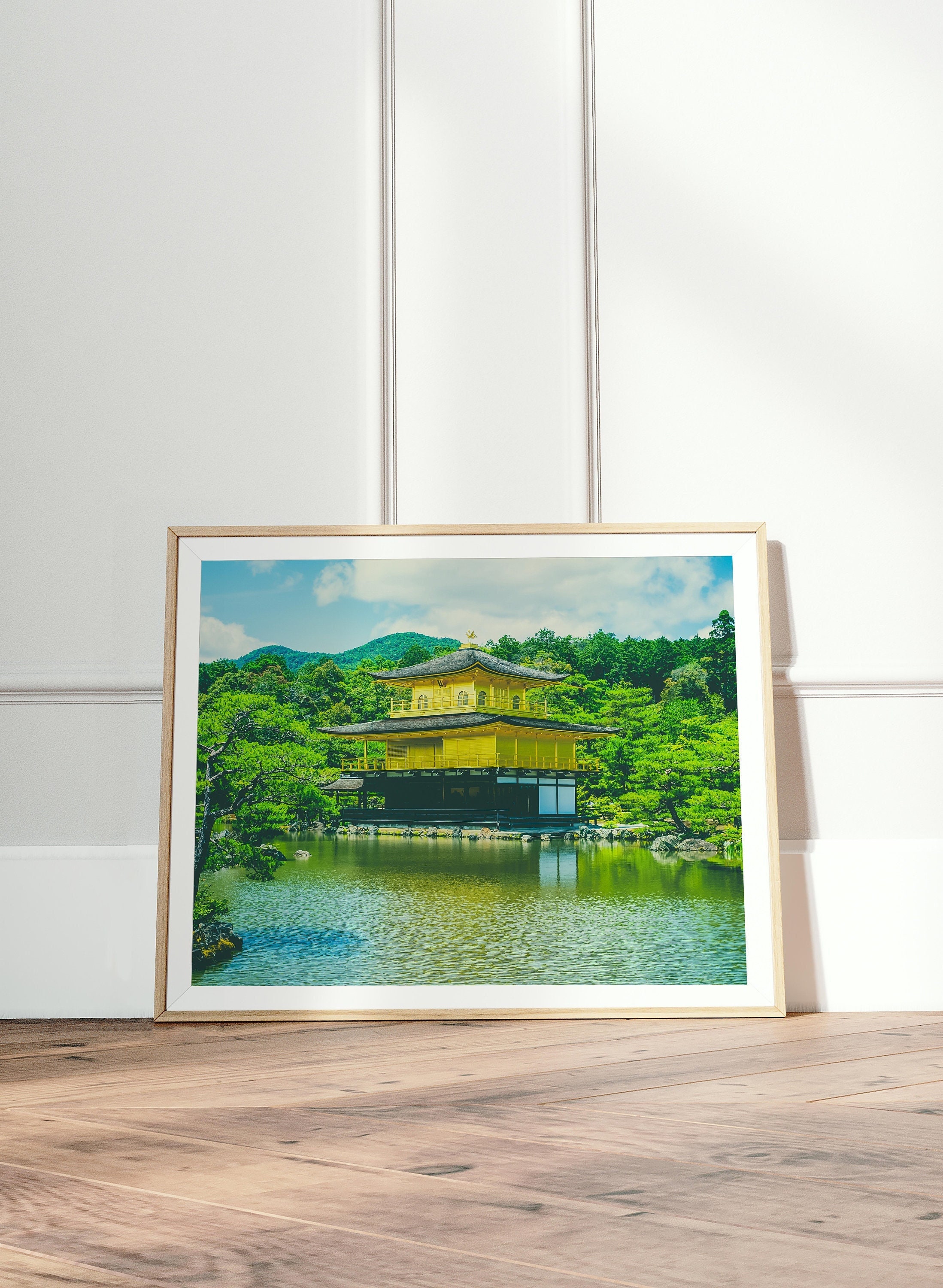 Kyoto Digital Print | Kinkaku-ji | Japanese Art | Kyoto