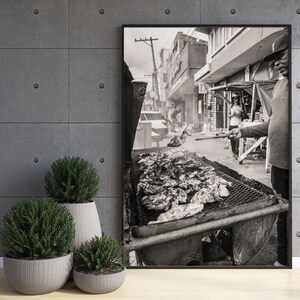 Jamaica Digital Download | Afro Caribbean Wall Art | Black White Photography | Kingston Downloadable Poster | Jamaica Print | Northside Jerk