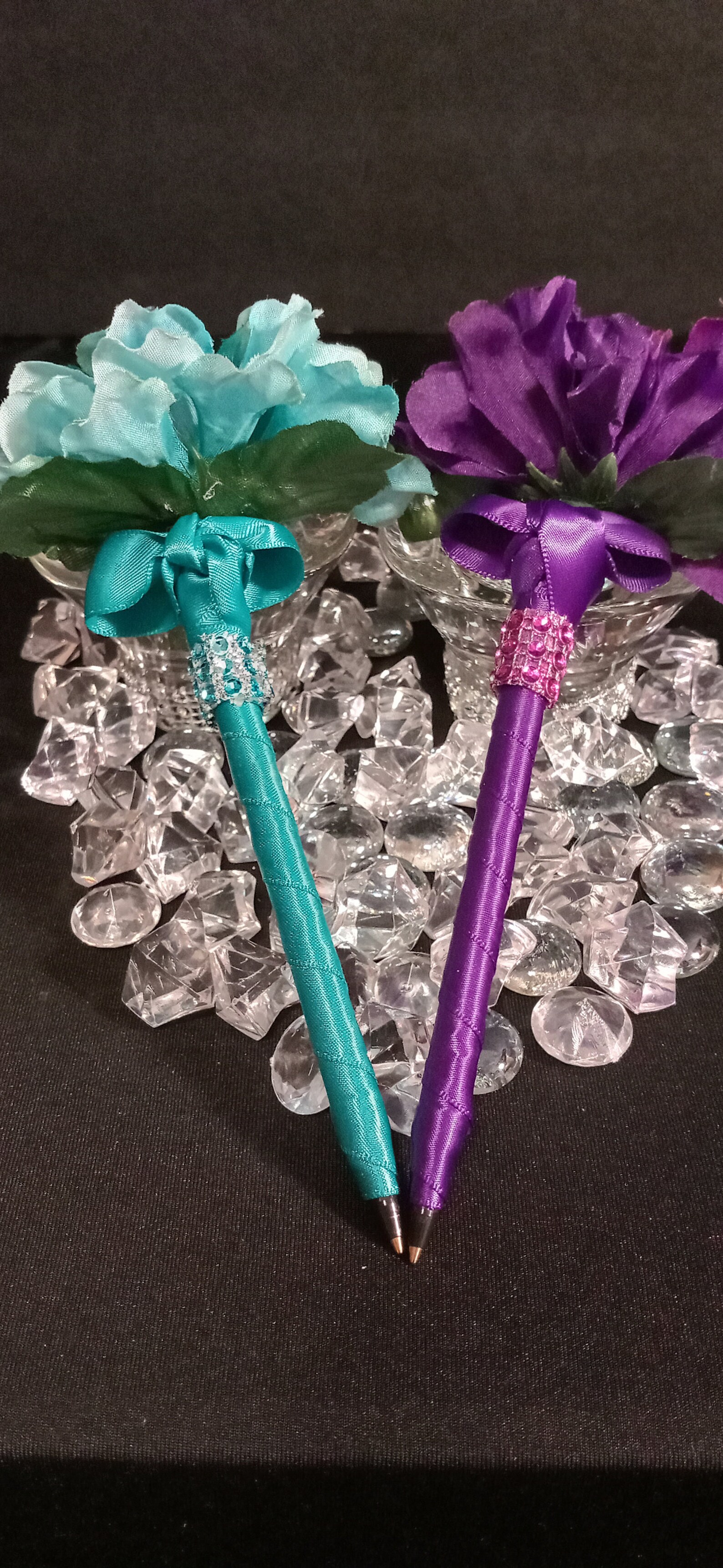 20 Assorted Color Bulk Flower Top Pens Promotional /Bridesmaid Etsy