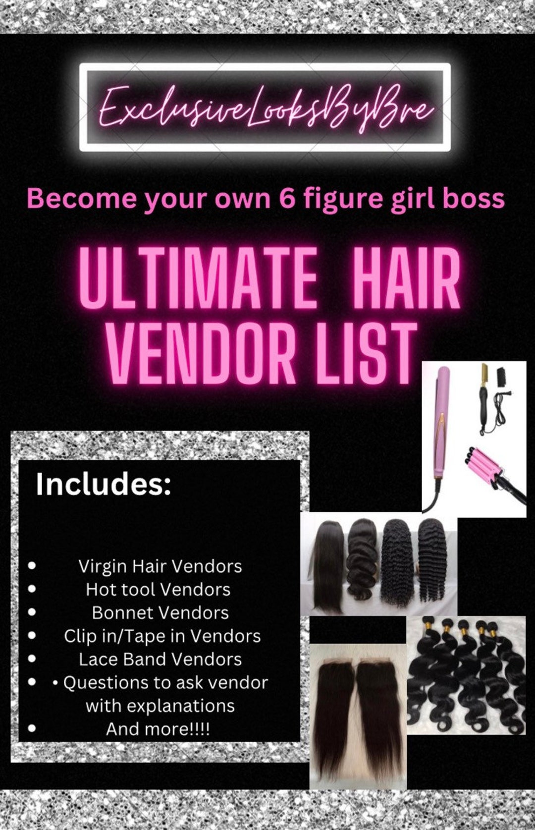 Ultimate Hair Vendor List Etsy