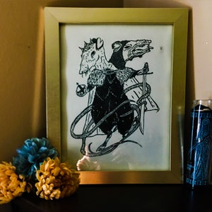 Double Rat King - 14&quot;x11&quot; print
