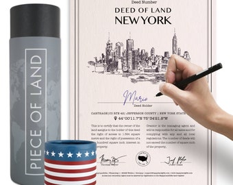 Real New York property as a unique gift | Personalized New York gift | Ideal as a Mother&#39;s Day gift