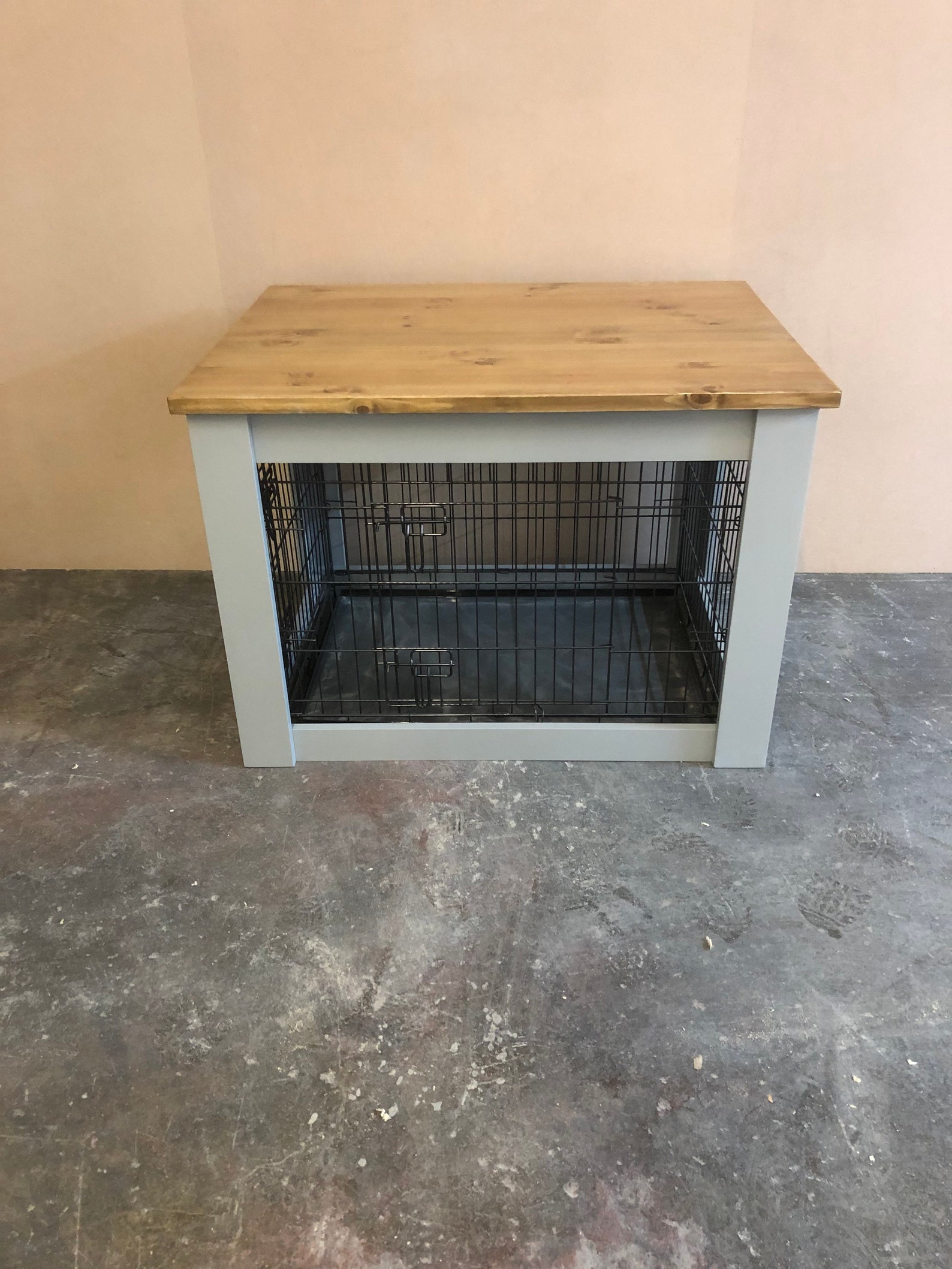 Dog crate covers wooden dog crate topper dog crate Etsy