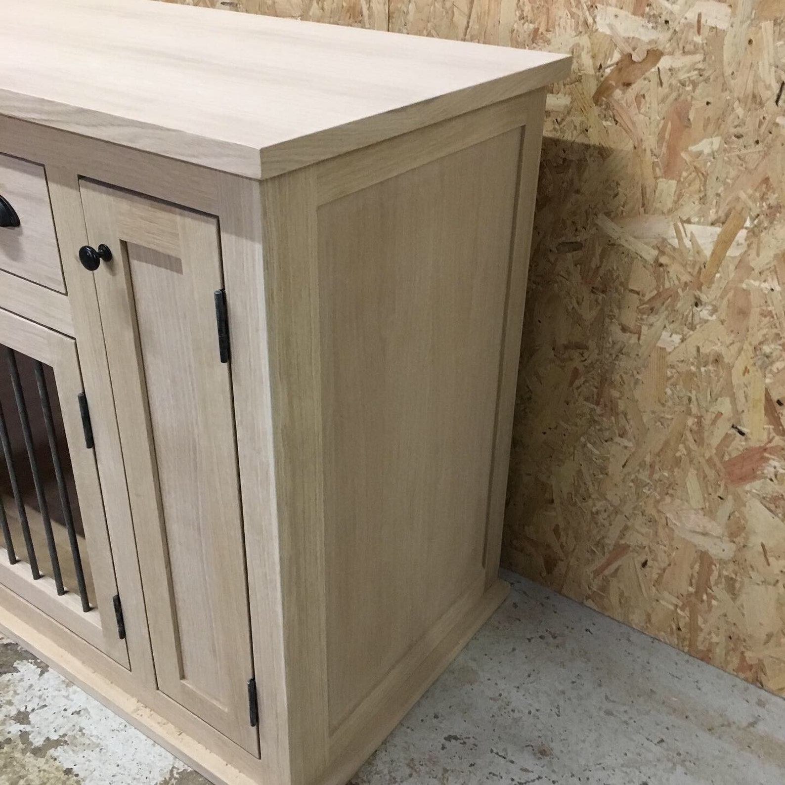 Solid oak dog crates dog kennels furniture Etsy