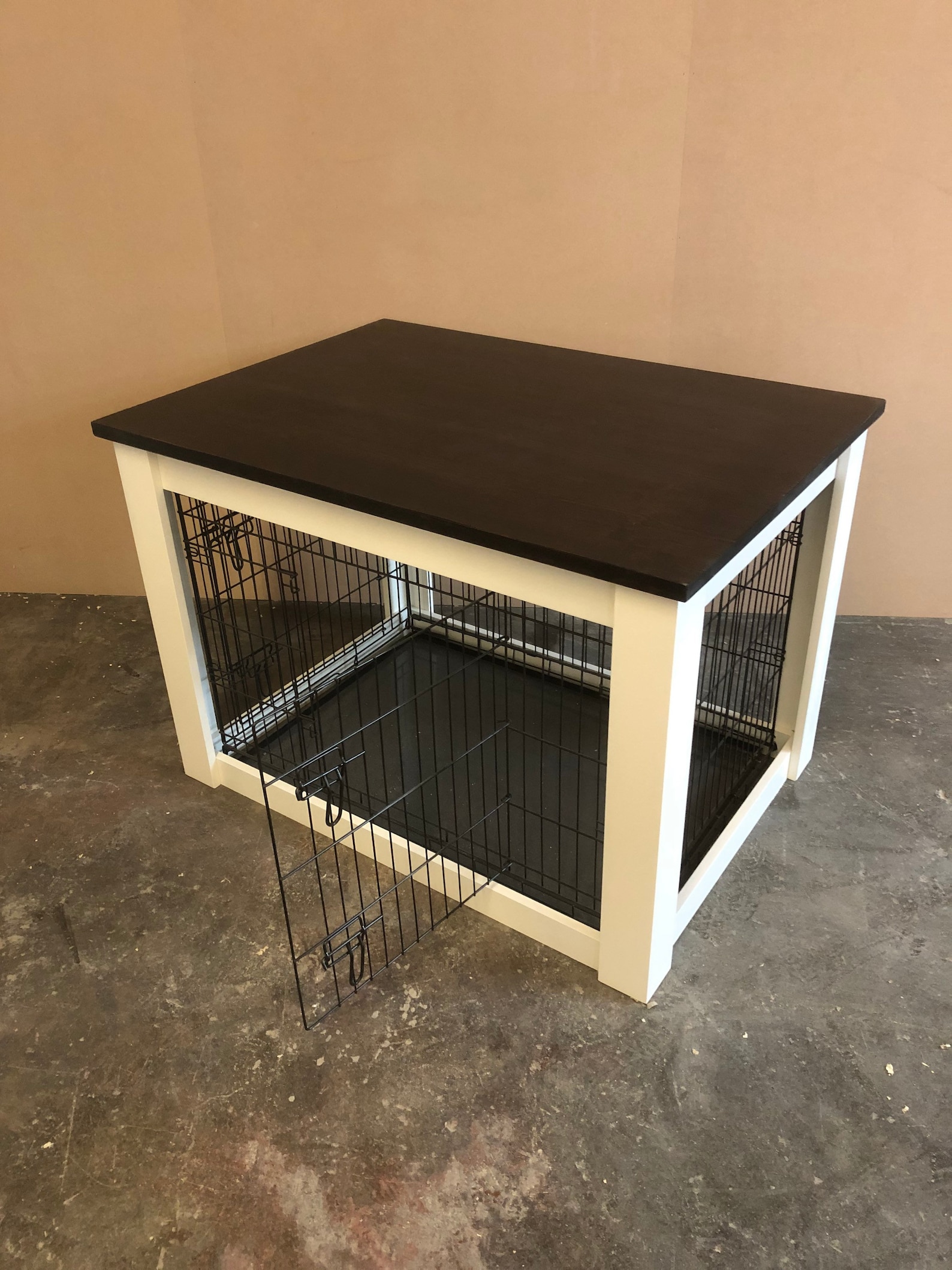 Dog crate covers wooden dog crate topper dog crate Etsy