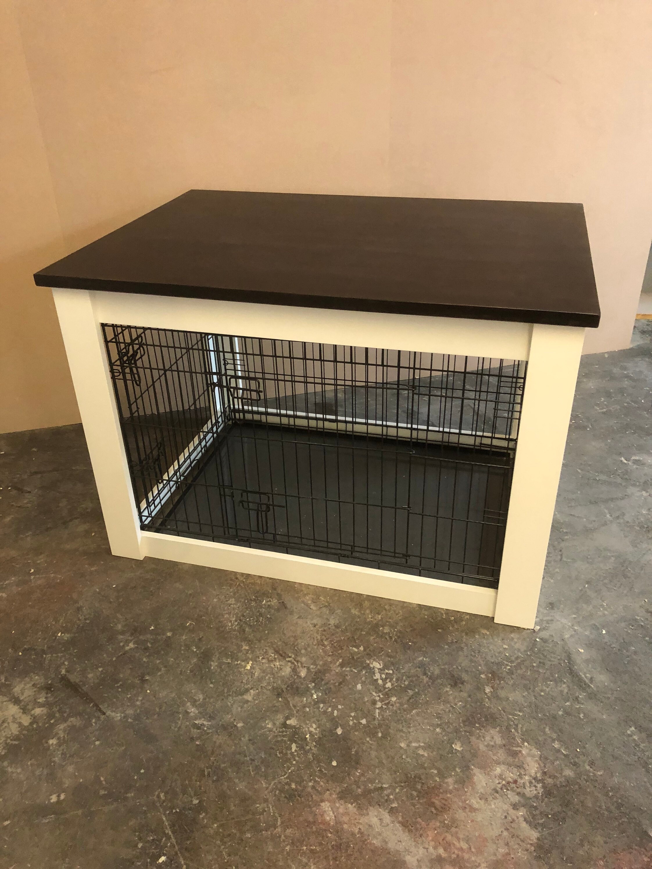 Dog crate covers wooden dog crate topper dog crate Etsy