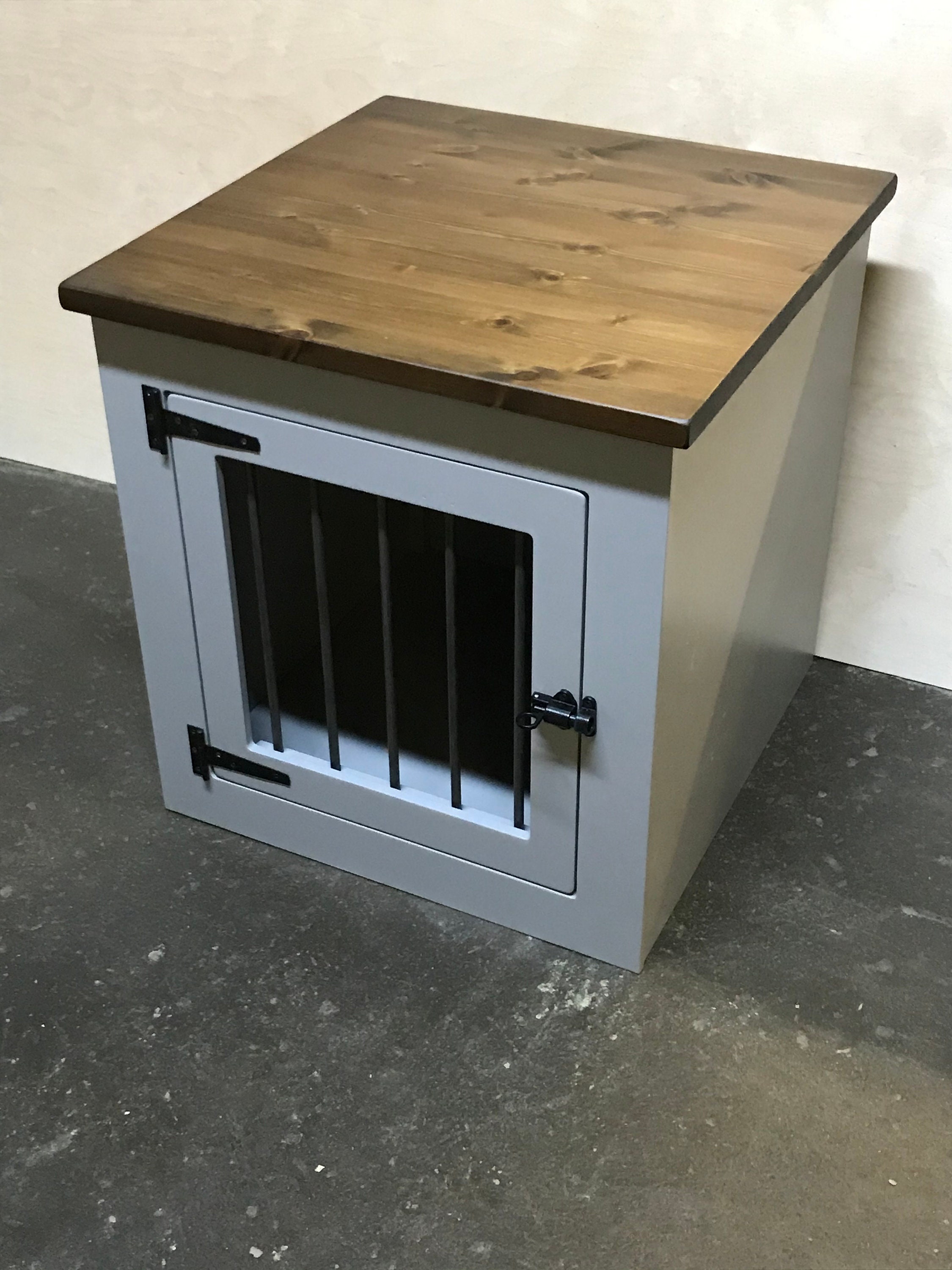 Wooden dog crate dog crate furniture dog crate sideboard Etsy