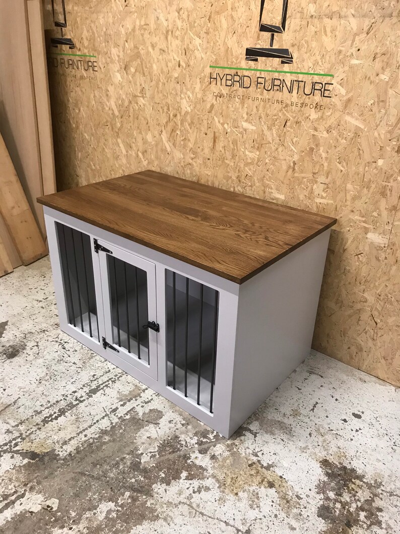 Luxury dog crate pet furniture wooden pet crates dog crate Etsy