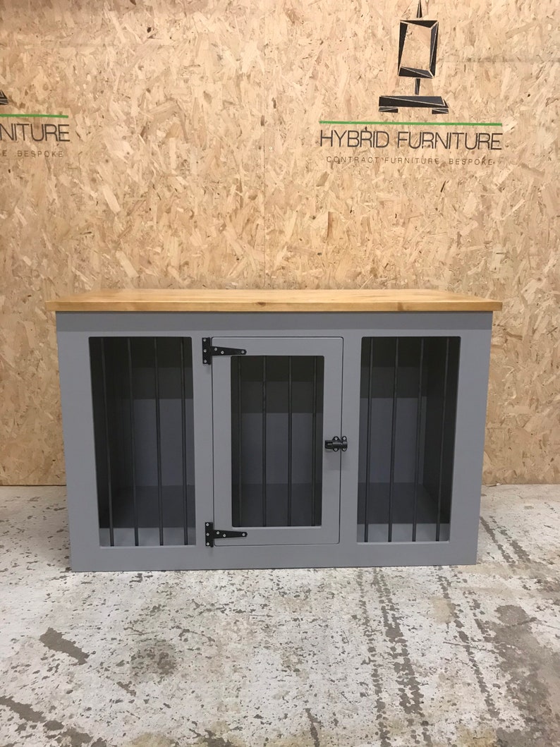 Luxury Dog Crate Pet Furniture Wooden Pet Crates Dog Crate Etsy UK