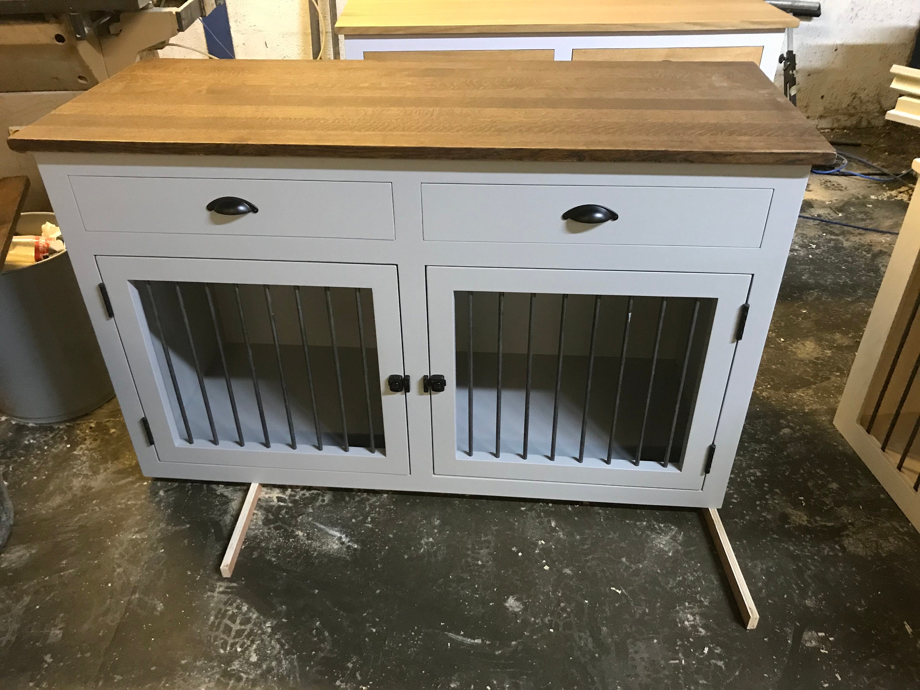 Wooden Dog Crate Dog Crate Furniture Dog Crate Sideboard Etsy UK