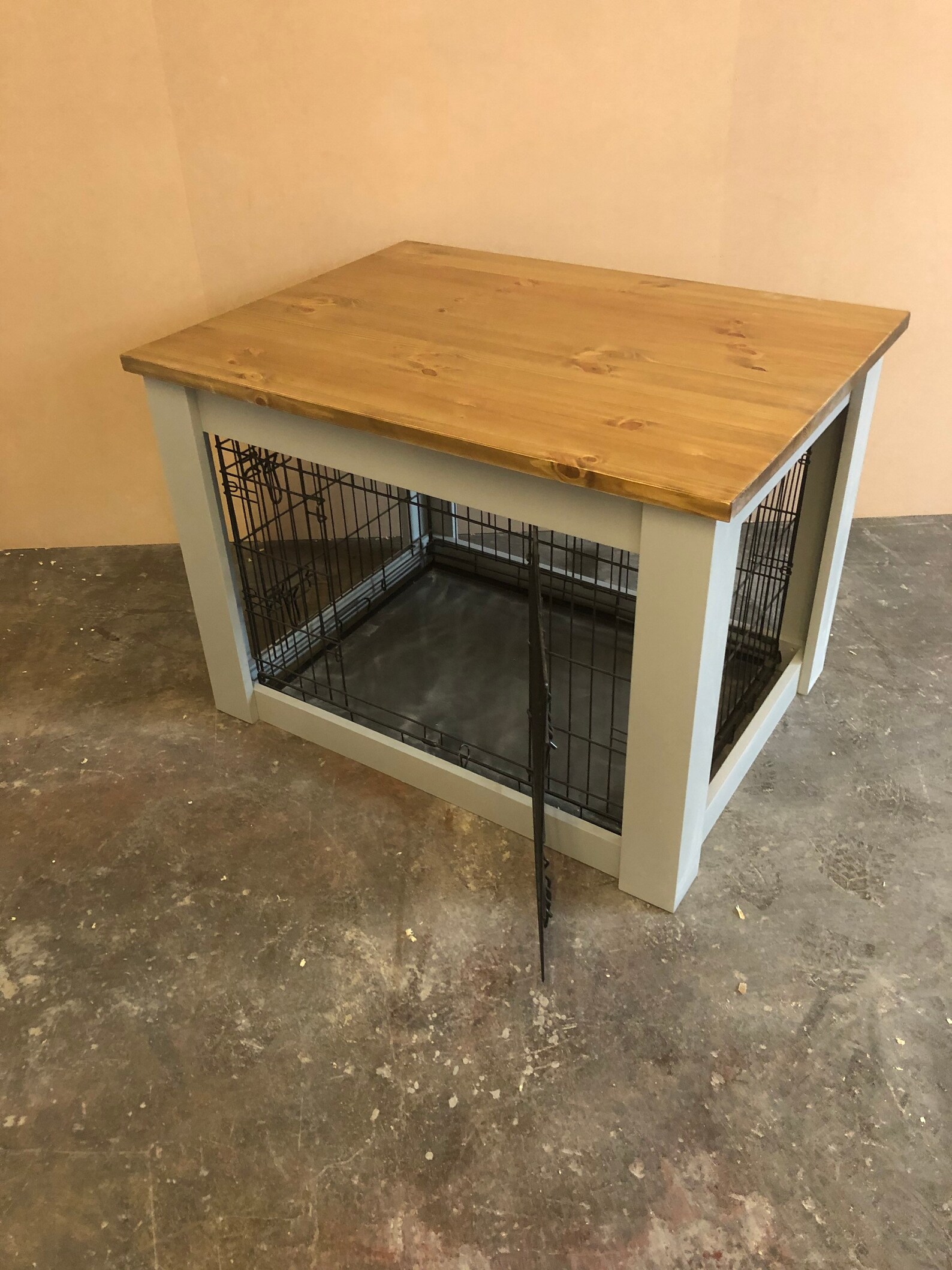 Dog crate covers wooden dog crate topper dog crate Etsy