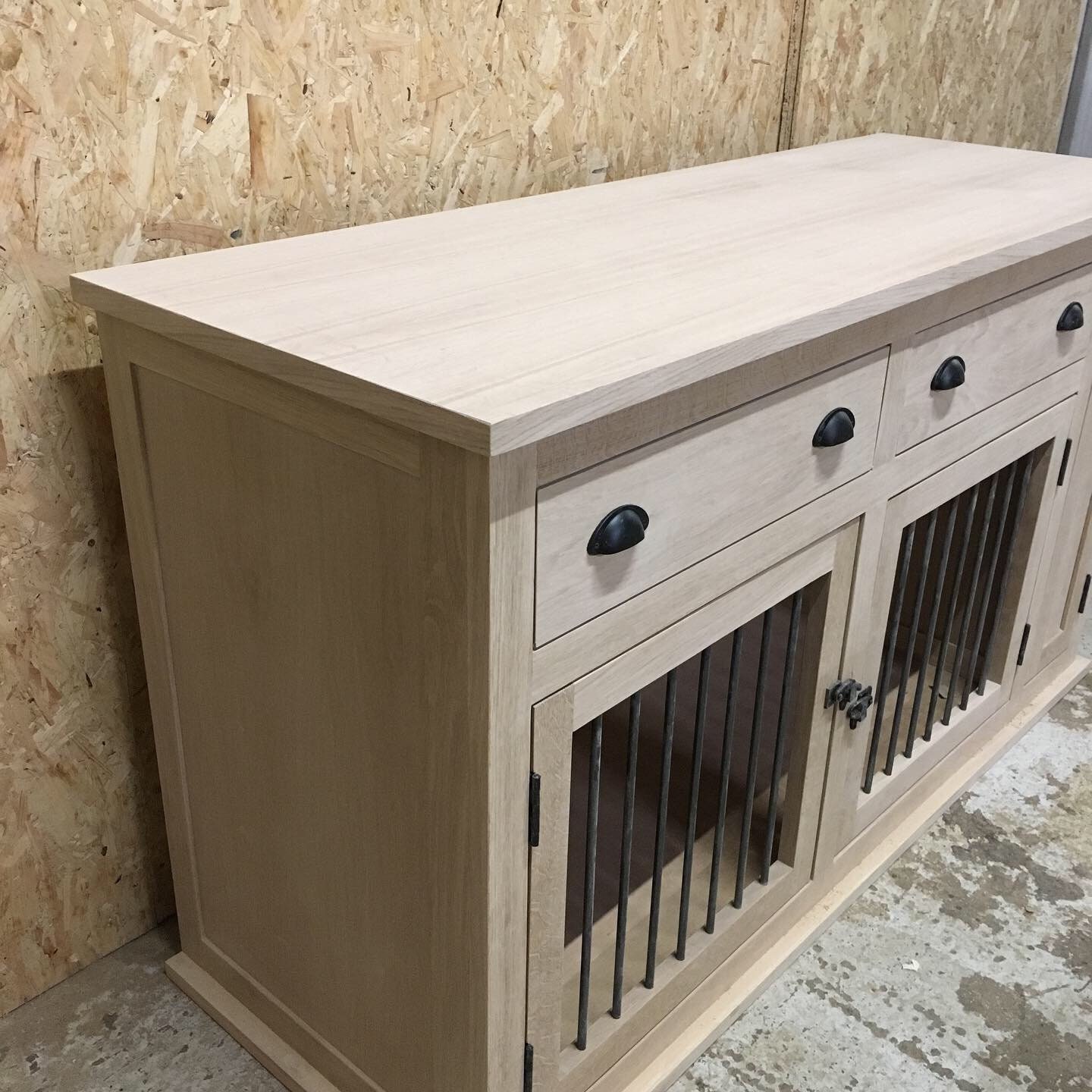 Solid Oak Dog Crates Dog Kennels Furniture Etsy UK