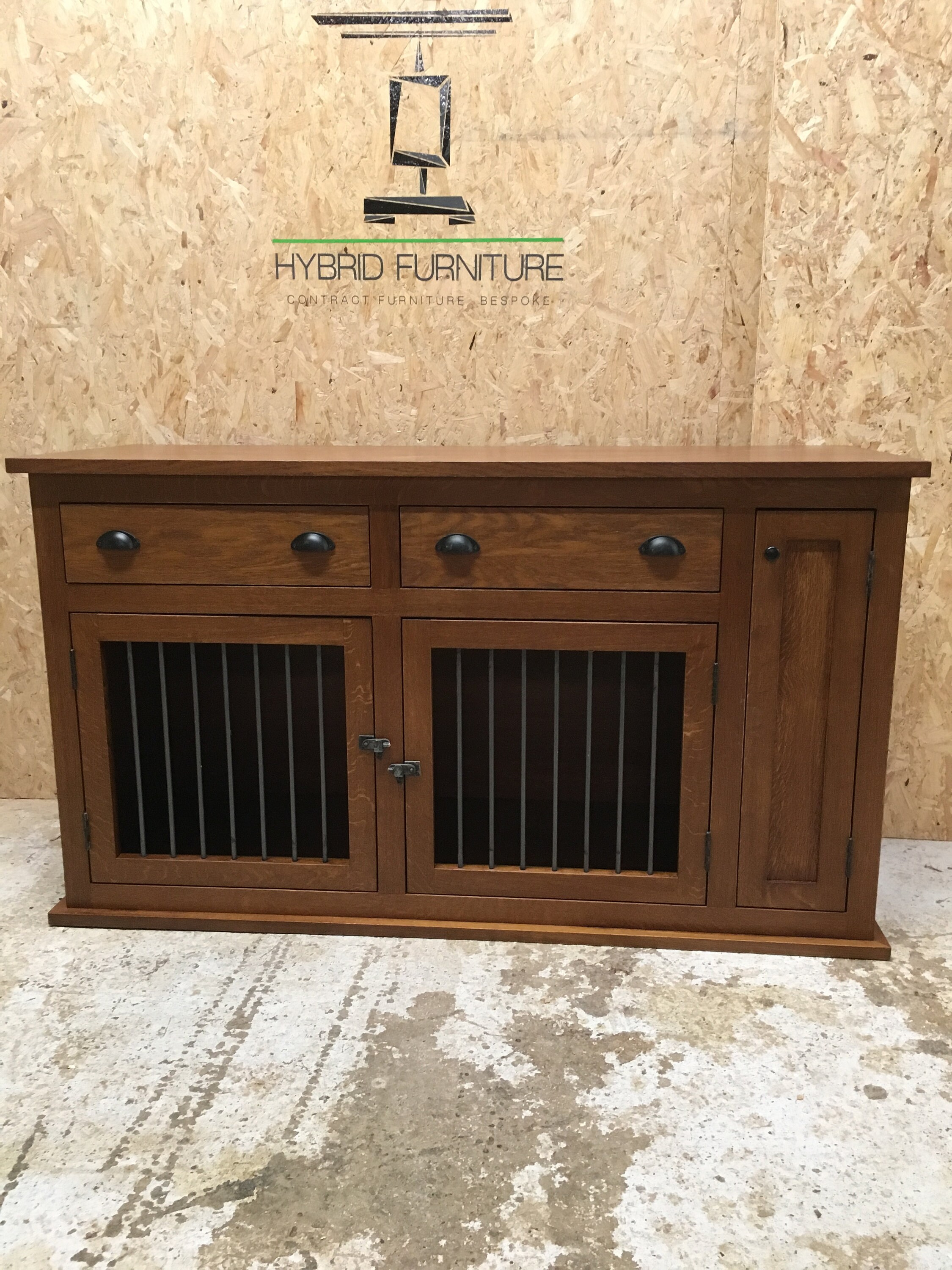 Solid Oak Dog Crates Dog Kennels Furniture Etsy UK