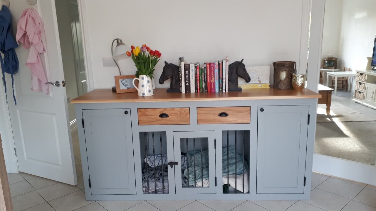 Wooden Dog Crate Dog Crate Furniture Dog Crate Sideboard Etsy UK