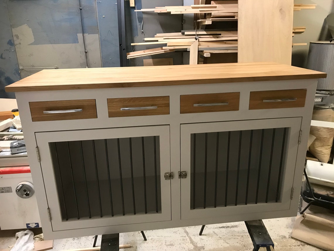 Wooden dog crate dog crate furniture dog crate sideboard Etsy