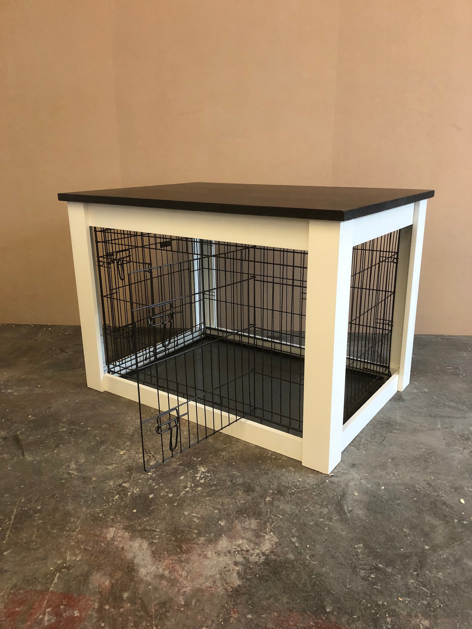Dog crate covers wooden dog crate topper dog crate Etsy