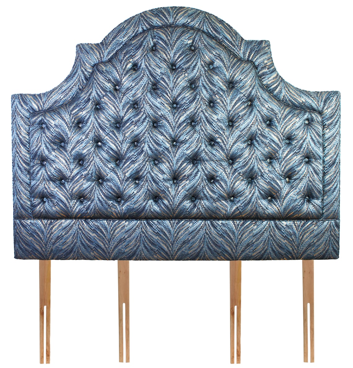Luxor Super King Size Ex Display Headboard Teal Etsy