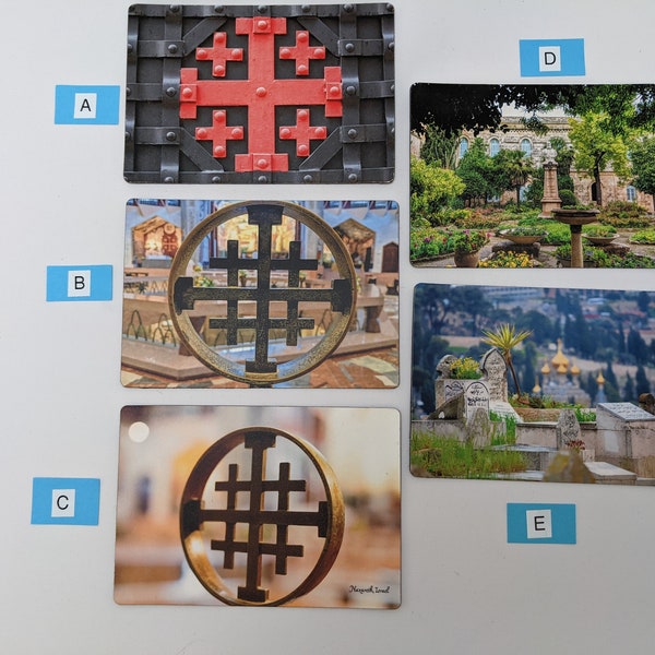MAGNETS- Israel magnets, Palestine magnets, Jerusalem magnets, Jerusalem cross magnets, Church of Saint Anne, Israel cemetery, Christianity