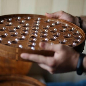 Handcrafted  Communion Tray & Cover 56 Hole Insert for cups.Communionware.