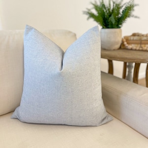 Large Lumbar Pillow Cover - Chambray Baoule – EVERAND