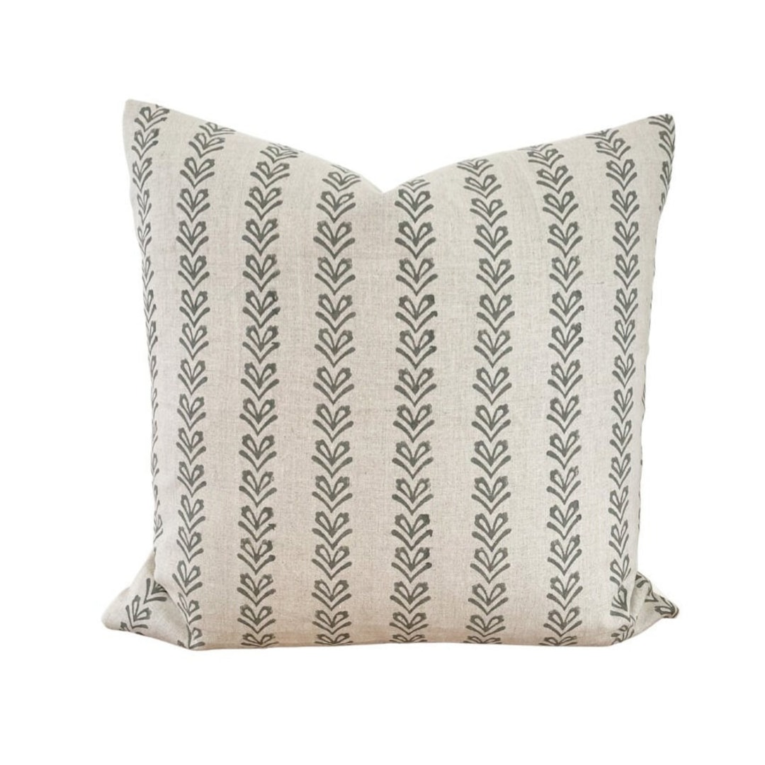 Olivia Pillow Cover Decorative Pillow Cover Throw Pillow Neutral Pillow