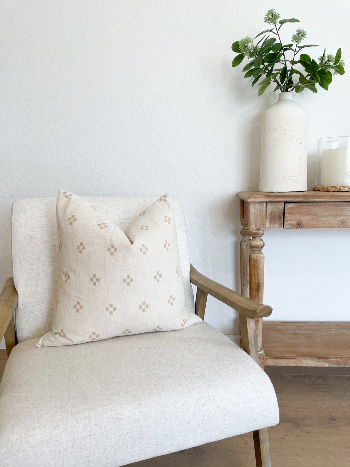 Payson Pillow Cover Decorative Pillow Cover Neutral Home Etsy