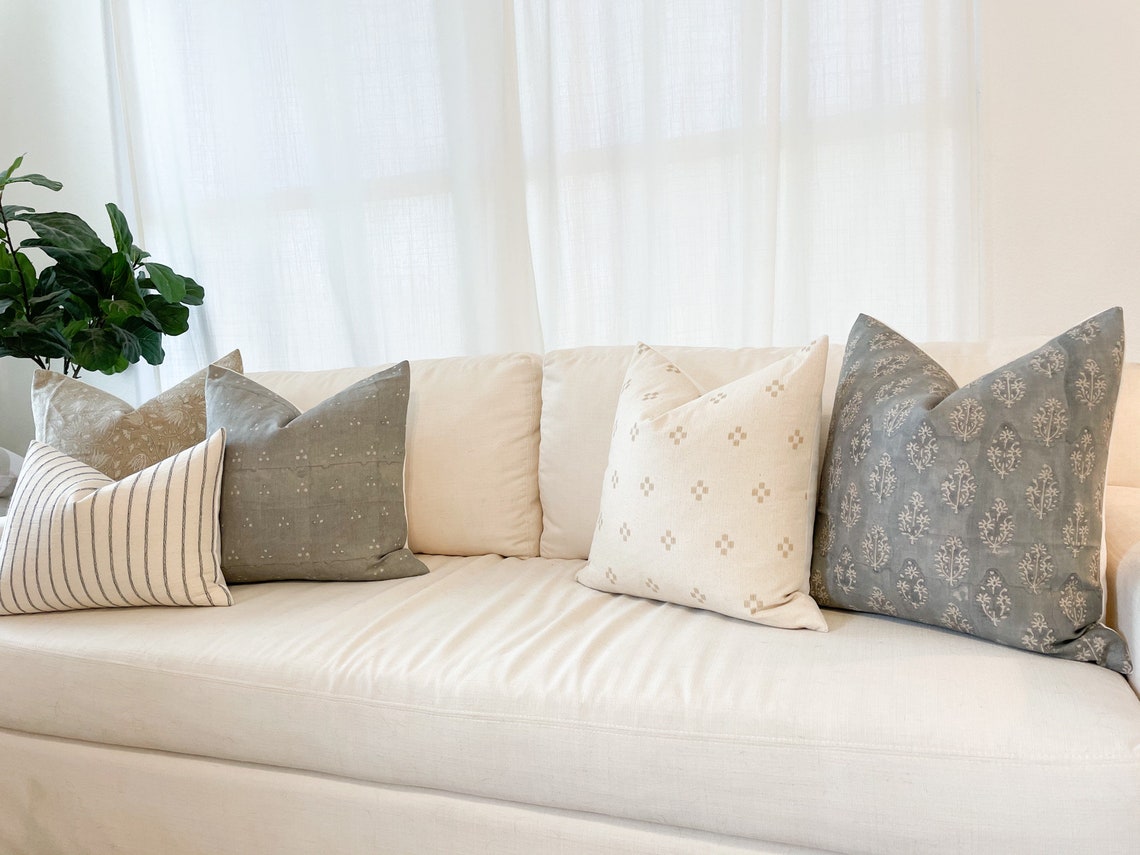 Payson Pillow Cover Decorative Pillow Cover Neutral Home Etsy