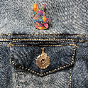 German Shepherd Rainbow Pin image 8