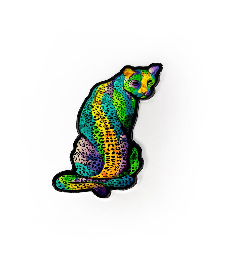 Holographic Jaguar Sticker image 1