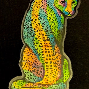 Holographic Jaguar Sticker image 4