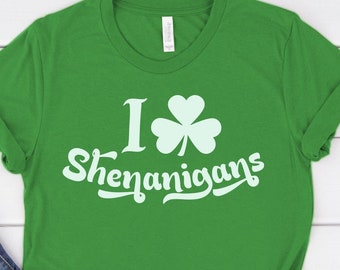 Irish St Patricks Day SVG / St Patricks SVG / Shenanigans SVG / Shamrock Svg / Svg Files for Cricut / Silhouette Files