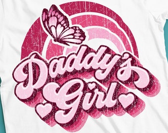 Daddys Girl png, Daddy's Girl Butterfly PNG, Daddy's Girl Sublimation Png, Butterfly Sublimation designs downloads, Ready for press