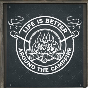 Camping svg, Campfire svg, Outdoors svg files for cricut. Svg, Png, dxf files. Camping cut file clipart Campfire  Shirt svg, digital art.