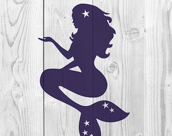 Sjöjungfru svg-fil, sjöjungfru klippfiler | Sjöjungfru SVG, sjöjungfrusvans Svg, söt sjöjungfru Svg, sjöjungfrufödelsedagsflicka SVG, havsstrand SVG, Cricut