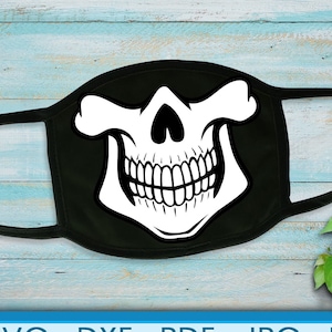 Schedel masker svg, tanden svg, skelet svg bestanden voor cricut. Gezichtsmasker svg Png, dxf bestanden. schedelmasker gesneden bestand clipart.