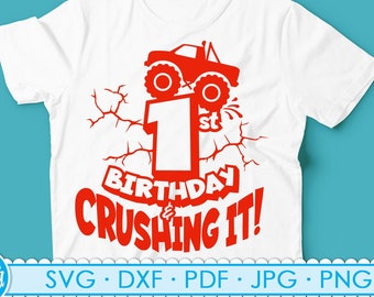 Download 1st Birthday Boy Svg Etsy