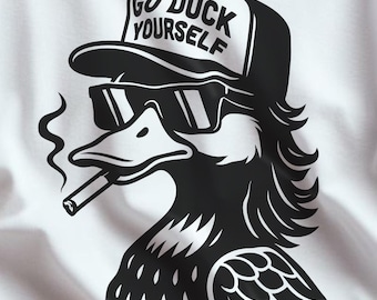 Mallard Duck Mullet SVG Png Mallard Duck Svg Hat Mullet, for Cricut, Laser Cut, Etching, PNG, Dxf Vector Graphic Cut File