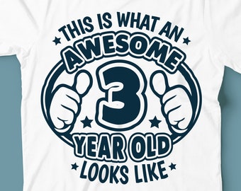 Download 3 Year Old Svg Etsy