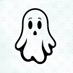 Cute Ghost SVG, Ghosts svg, Halloween Svg cut file for Cricut, Silhouette, CNC Files Clipart